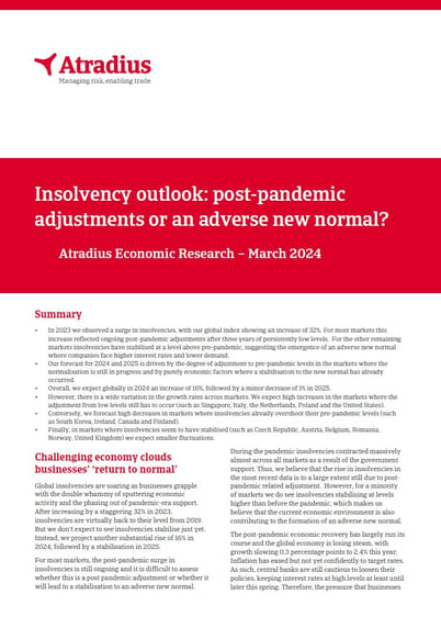 Insolvency Forecast March 2024